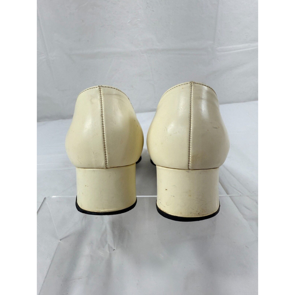 GUCCI Pumps Heel Horsebit Leather cream off white size 5-5.5 - Picture 10 of 16